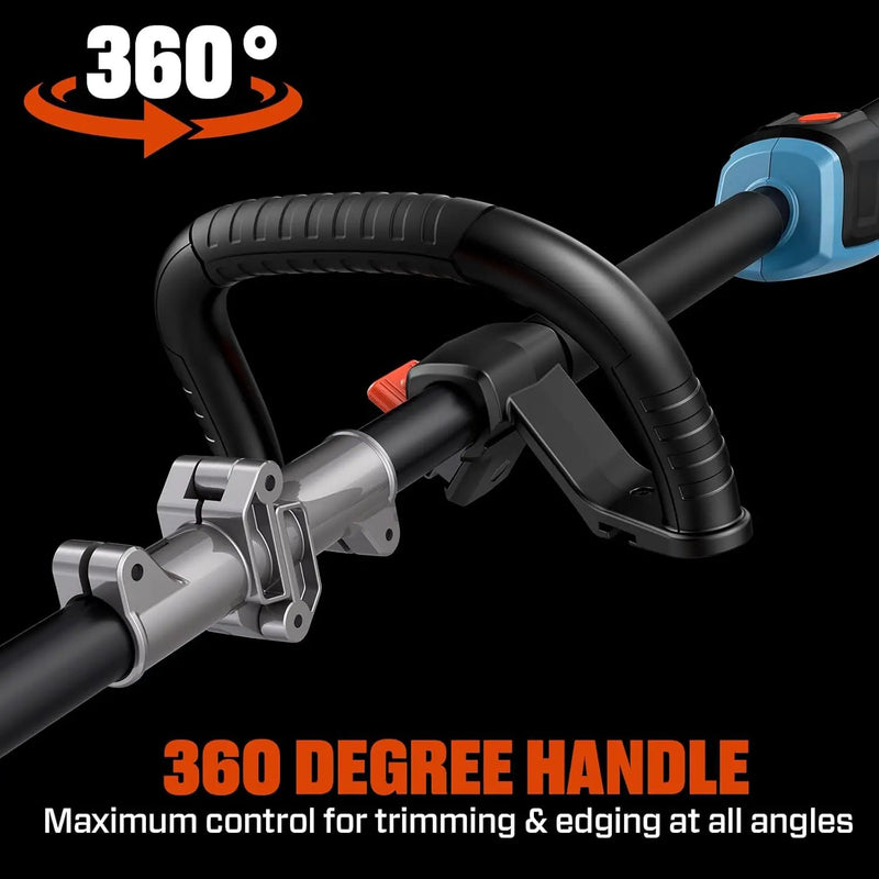 SENIX String Trimmer Cordless, X6 60V Max* 16-Inch Weed Wacker & Edger, Brushless, Variable Speed, Aluminum Shaft, Bump Feed, 3.0 Ah Lithium-ion Battery and Charger Included (GTX6-M) by GreenHaven Gardens