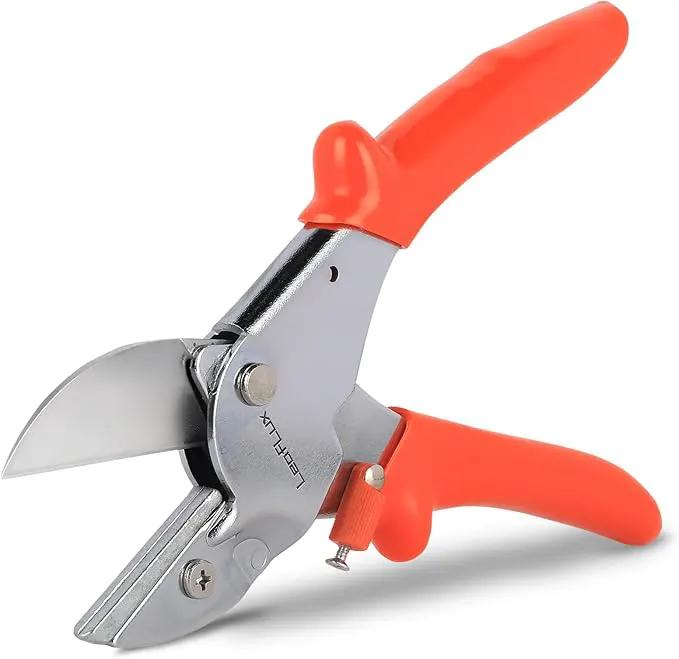 8" Professional Heavy Duty Anvil Pruning Shears with SK-5 Blades, Garden Shears for Dry Stems and Small Branches, Gardening Scissors, Clippers for Wood, Plastic, Rubber, Leather | LFXP1108 by GreenHaven Gardens
