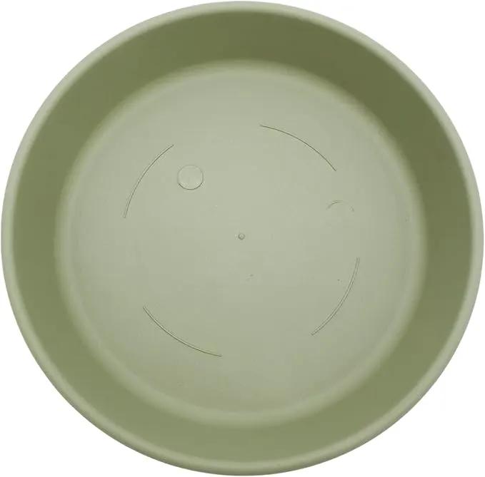 The HC Companies 14 Inch Round Plastic Classic Plant Saucer - Indoor Outdoor Plant Trays for Pots - 14"x14"x2.5" Seafoam by GreenHaven Gardens