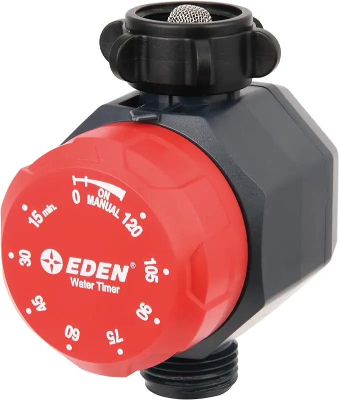 Eden Mechanical Watering Hose Timer for Lawn and Garden, 1-Zone Sprinkler Timer by GreenHaven Gardens