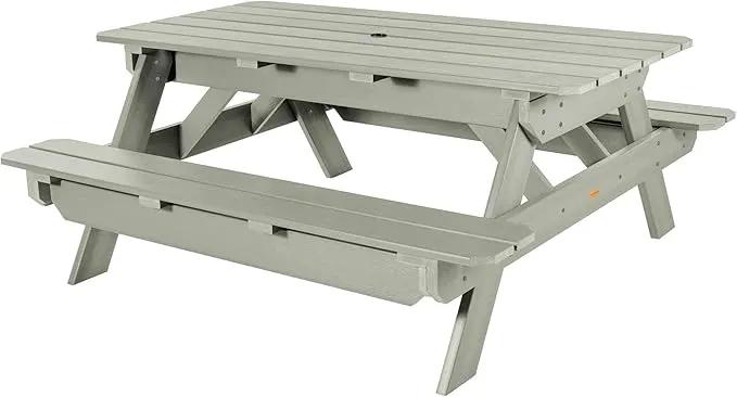 highwood Hometown Picnic Table, 6 Foot, Eucalyptus by GreenHaven Gardens