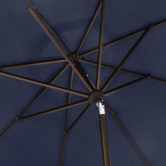 EliteShade USA 10-Year-Non-Fading 10Ft Market Umbrella Patio Umbrella Outdoor Table Umbrella with Ventilation, Navy Blue by GreenHaven Gardens