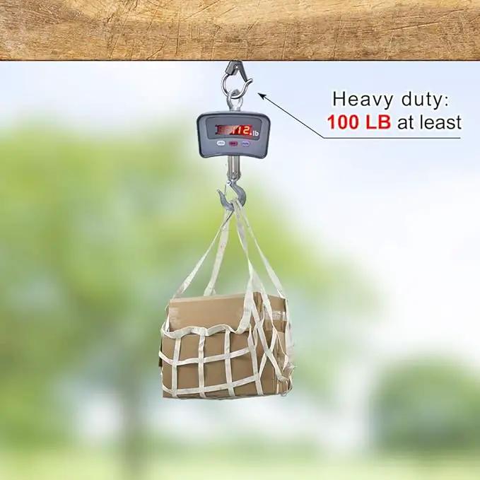 BeneLabel Wall Mount Ceiling Hooks with Safety Buckle - Plant Hanger Hooks - Outdoor Hanging Brackets for Hanging Plants, Lights, Wind Chimes & More - Rust Proof and Wind Proof by GreenHaven Gardens