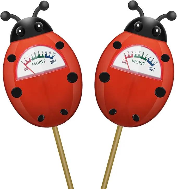 UNIWA Soil Moisture Meter, Plant Moisture Meter, Soil Hygrometer Sensor for Gardening, Farming, Indoor, and Outdoor Plants, Plant Water Monitor Gardening Gifts, No Batteries Required, 2-Pack by GreenHaven Gardens