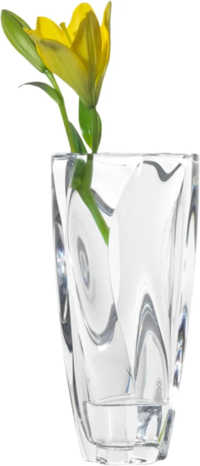 Mikasa Cassia Crystal Glass Vase, 12 Inch by GreenHaven Gardens