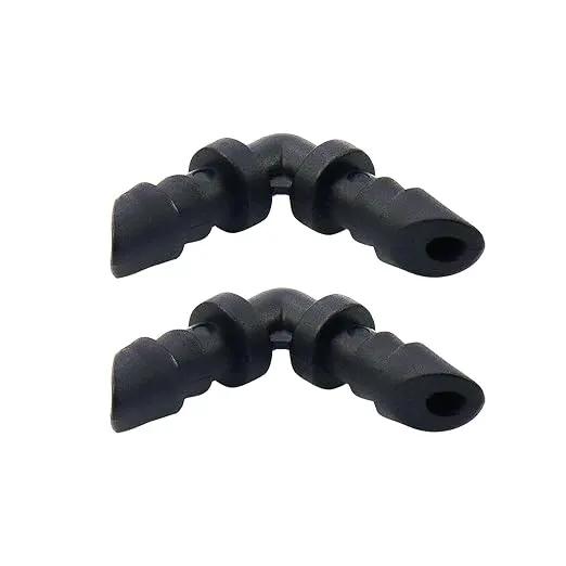 Dnyta 50pcs Drip Irrigation Barb Fittings PVC Drip Irrigation Fittings Fit for 1/4 Inch Irrigation Tubing Drip Line Irrigation Tubing Connector for Plant Drip Or Yard Spray Irrigation by GreenHaven Gardens