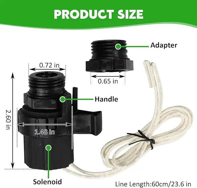 236239 Solenoid Repair Kit Replacement for SOLASSG4 Garden Sprinkler System PGA, PEB, EFB-CP, BPE/BPES and GB Valves by GreenHaven Gardens