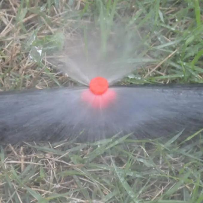MroMax Micro Sprayer Fan Jet, 360 Degree Plastic Refraction Atomized Dripper Hydroponic Garden Irrigation, Red 50Pcs by GreenHaven Gardens