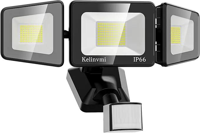 120W LED Flood Lights Outdoor with Motion Sensor, 12000LM 4500K Daylight, IP66 Waterproof Dusk to Dawn Outdoor Security Lights for Garage, Yard, Outside by GreenHaven Gardens