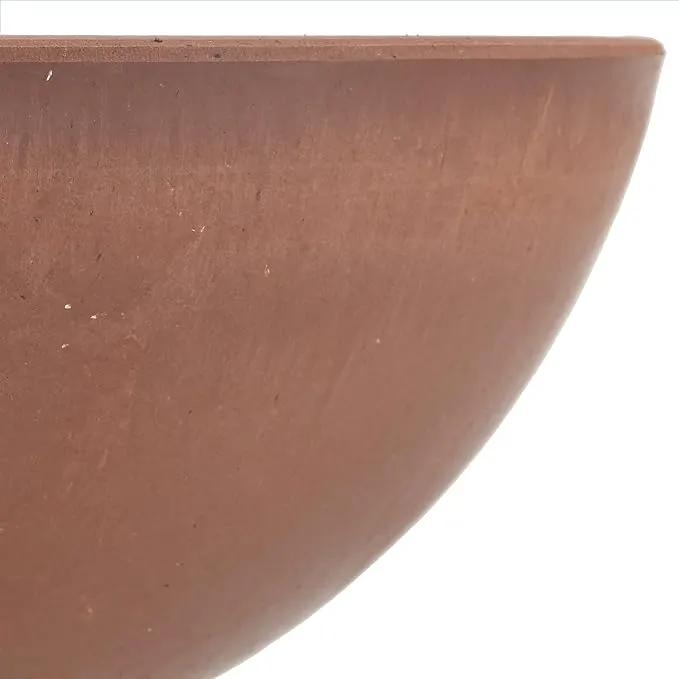 PSW Pot Collection Shallow Garden Bowl Low Planter for Succulents, Bonsai, Fairy Gardens, Herbs, 10-inch, Terra Cotta Color (Pack of 2) by GreenHaven Gardens