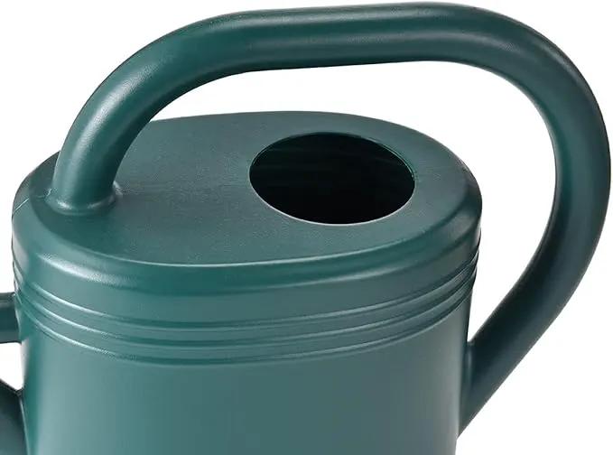 Watering Can 1 Gallon for Indoor Plants, Garden Watering Cans Outdoor Plant House Flower, Gallon Watering Can Large Long Spout with Sprinkler Head (Green) by GreenHaven Gardens