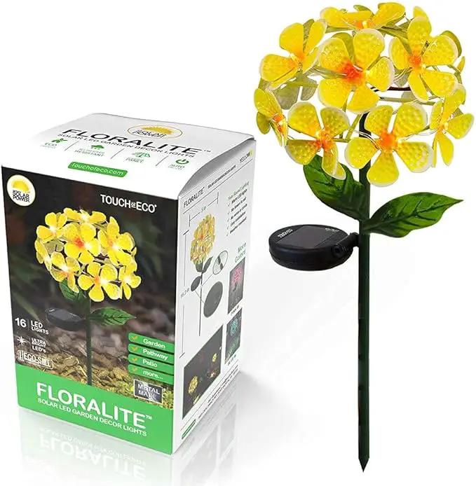Solar LED Metal Flower Stake Light - Perfect for Your Garden, Patio, Walkway, or Outdoor Living Area - Includes 1 Flower Light by GreenHaven Gardens