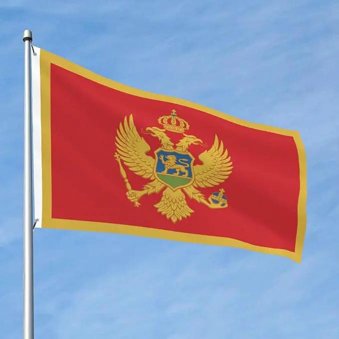 Montenegro Flag Garden Yard House 2x3 ft Flags Double Sided Print Banner Indoor Outdoor Party Home Decorations for Boat Dorm House Balcony by GreenHaven Gardens