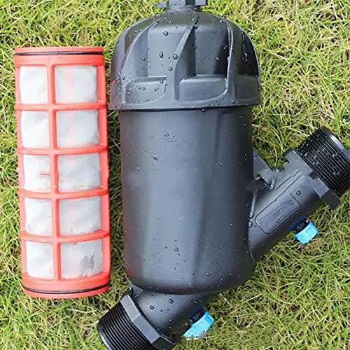 Estink Irrigation Filter, 3/4in Screen Irrigation Filter Y Water Filter Strainer Stainless Steel Screen Inline Filter Mesh Conditioning Strainer 120 PSI for Garden Greenhouse Agricultural by GreenHaven Gardens