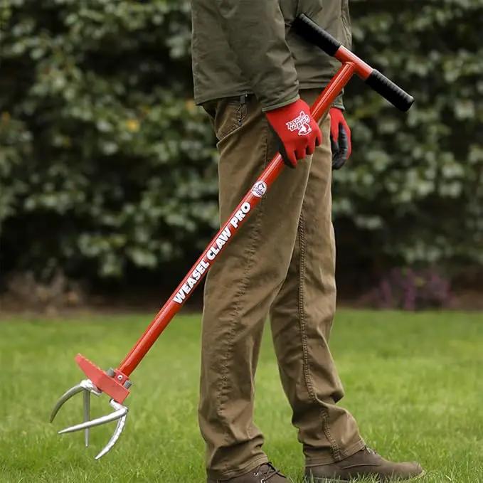 Garden Weasel Claw Pro – Black Grip | 3-in-1 Twist Tiller, Cultivator, Weed Puller & Soil Loosener | Gardening Hand Tool | 91336-A by GreenHaven Gardens