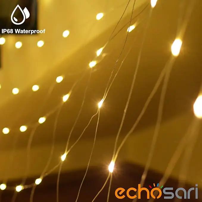 20Ft x 13Ft Net Lights Outdoor Mesh Lights Plug in, 720 LED Net Lights IP68 Fully Waterproof for Party Garden Backyard Wall Bush Christmas Decor (Warm White) by GreenHaven Gardens