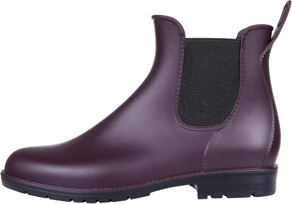 Asgard Women's Ankle Rain Boots Waterproof Chelsea Boots by GreenHaven Gardens