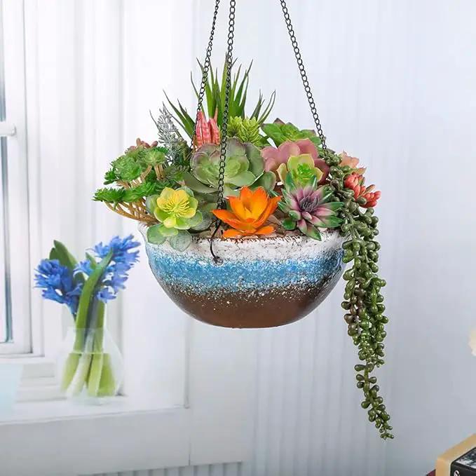 18 Pack Artificial Succulents Realistic Textured Fake Succulents Unpotted Artificial Cactus Plant Suitable for Garden Home Office Greening and Decoration by GreenHaven Gardens