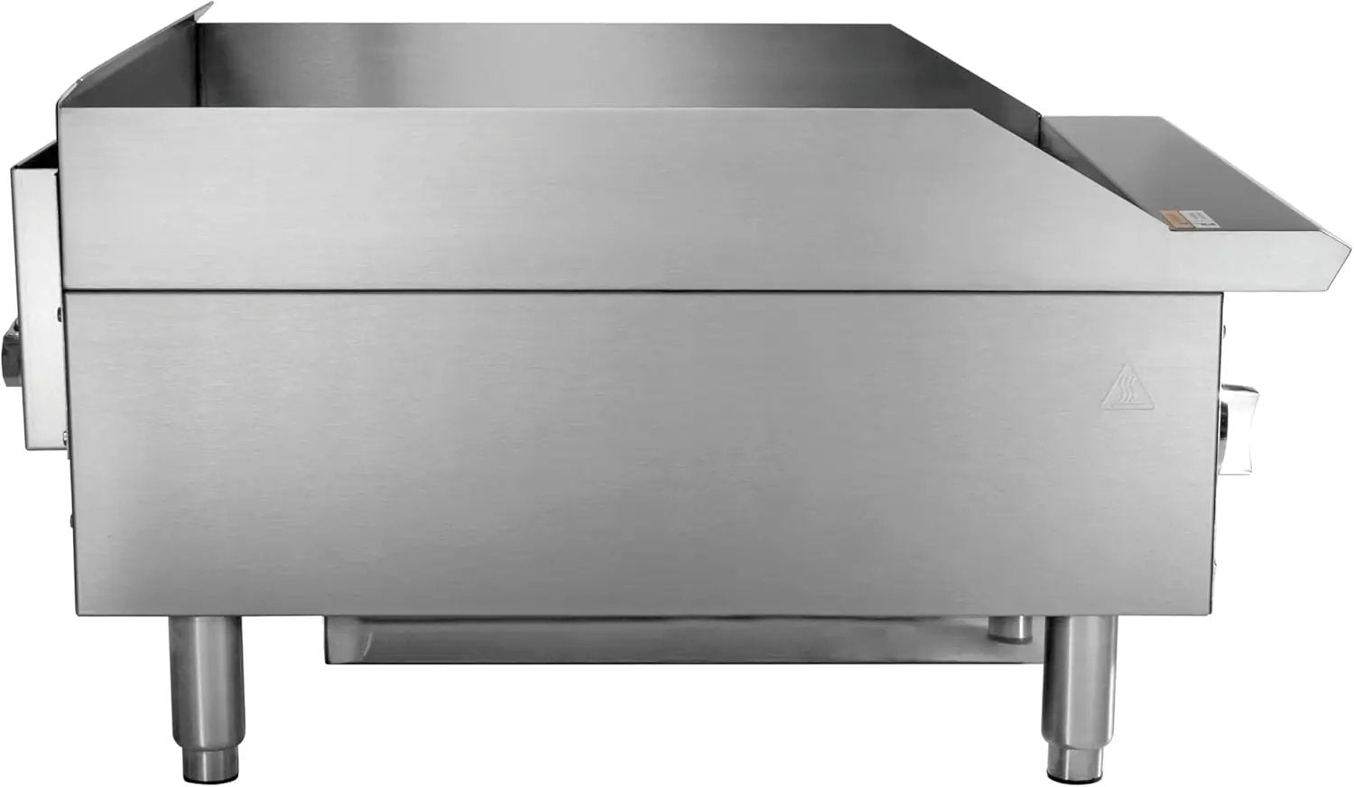 Kratos 24" Wide Commercial Countertop Griddle, Gas Hot Plate for Restaurants, Manual Controls, 2 Independent Burners, Powerful 60,000 BTU Output (29Y-004) by GreenHaven Gardens