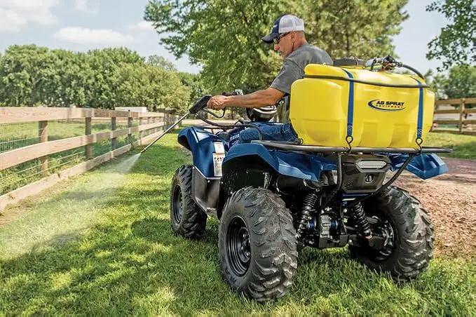 25-Gallon Gold Spot Sprayer – 12V Pump, Deluxe Handgun, 2.2 GPM, 100 PSI, Heavy-Duty Tank, Adjustable Spray Pattern & 15 Ft Hose by GreenHaven Gardens