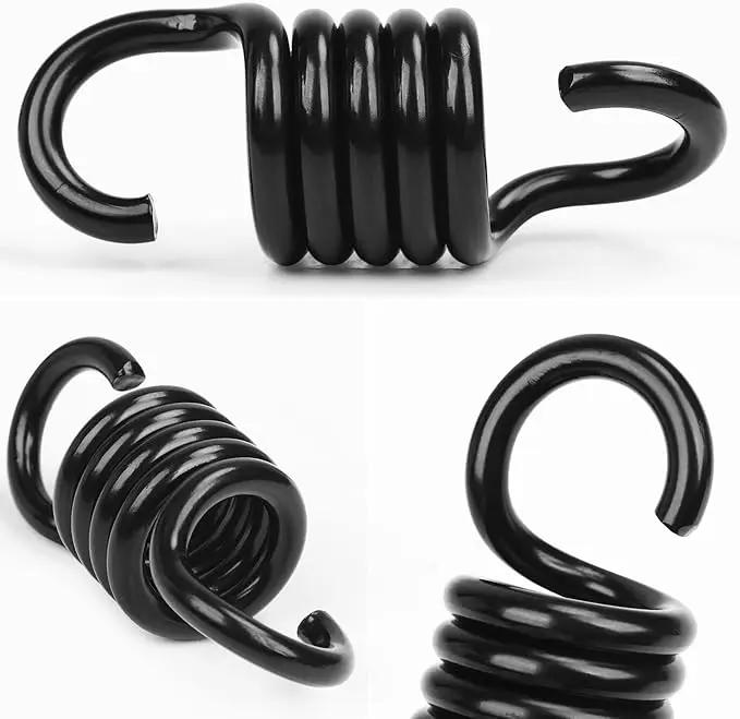 Hammock Spring Swing Hammoch Springs for Hanging Porch Chair 550lbs Weight Capacity,Black by GreenHaven Gardens
