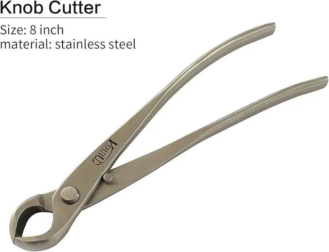 4-Piece Bonsai Tool Set,Concave Cutter,Knob Cutter,Trunk Splitter,Bonsai Scissors by GreenHaven Gardens
