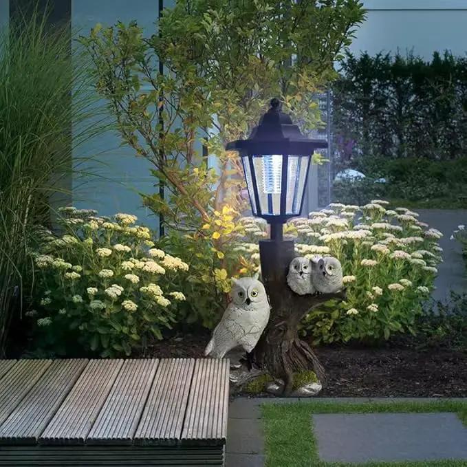 Owl Solar Lights Outdoor Garden,Solar Owls for Outdoors,Solar Powered Owl Garden Statues Decor,Unique Gifts Lights for Patio,Yard,Balcony by GreenHaven Gardens