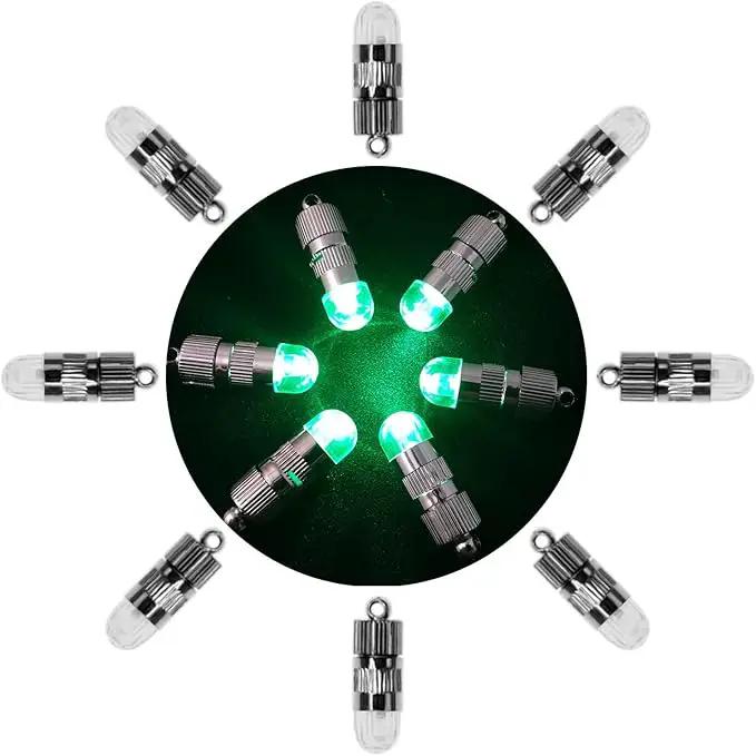 SumDirect Pack of 12 LED Mini Non-Blinking Lights for Paper Lanterns Balloons Floral Wedding Halloween Christmas Party Decoration Centerpieces (12, Green) by GreenHaven Gardens