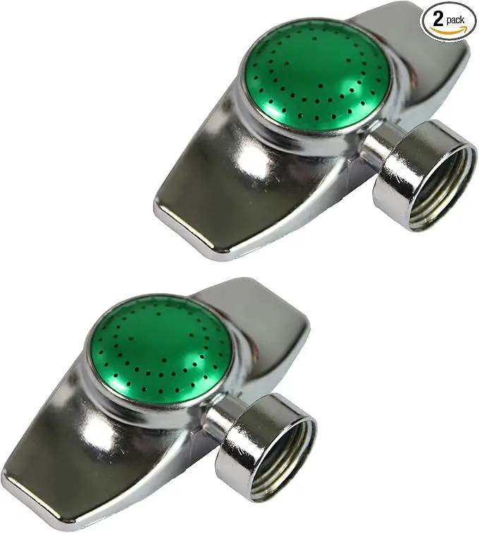 Chapin 6-9487: Circular Pattern Spot Sprinkler 2 Pack, 360 Degree Sprinkler Head for Small Gardens and Lawns, Up to 30ft Coverage Area, Lawn Sprinkler, Small Area Yards and Garden Watering, Green by GreenHaven Gardens