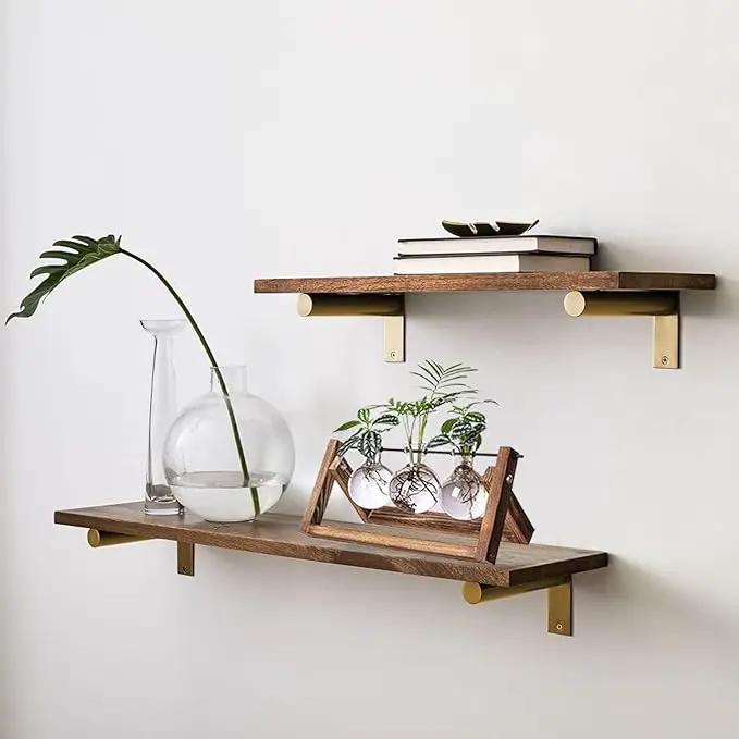 Kingbuy Plant Terrarium Propagation Station - 3 Glass Bulb Vases with Retro Wooden Stand Boho Desktop Planter for Hydroponics Home Garden Indoor Home Office Decor Unique Gifts for Women & Plant Lovers by GreenHaven Gardens