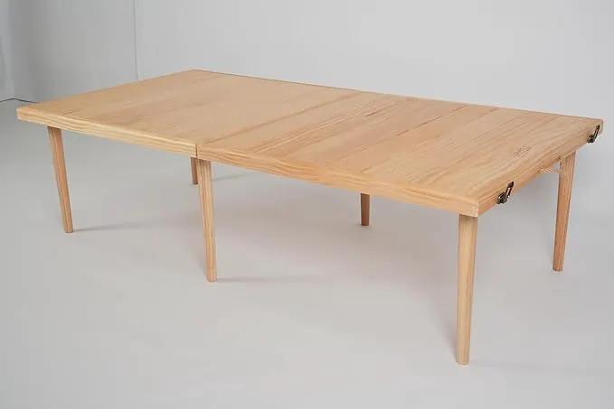 Double Height Picnic Table 30×30 Folded 60×30 Unfolded 200 lbs Load-Bearing Bohemian Style by GreenHaven Gardens