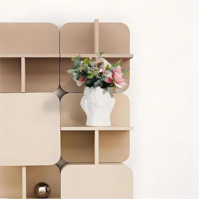 BrownLove Ceramic Face Vase White Flower for Decor Female Form Art Vase Modern Decorative Centerpiece for Table Shelf Living Room Office Bedroom by GreenHaven Gardens