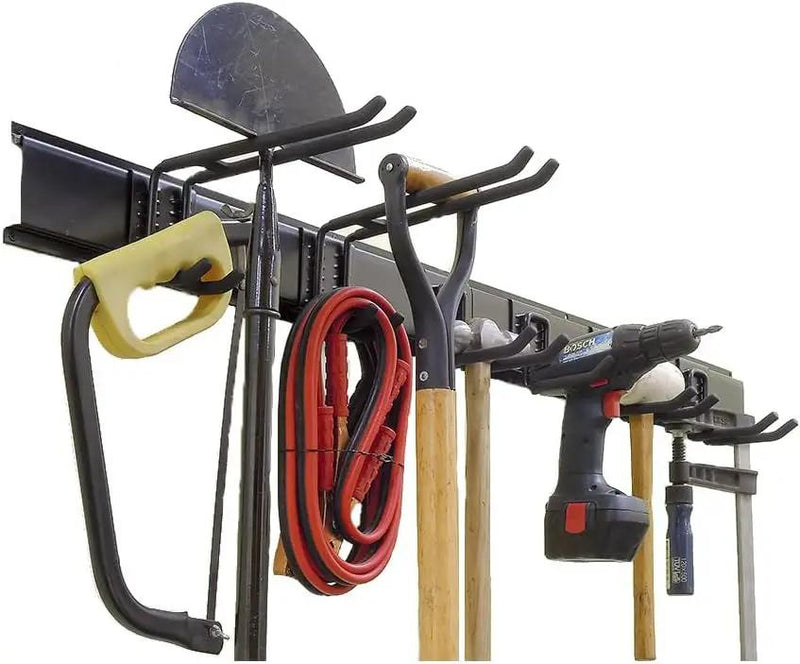 Ultrawall Garden Tool Organizer, 48 Inch Garage Tool Organizer Wall Mount, Heavy Duty Steel Wall Holders for Tools, 400lb Weight Capacity by GreenHaven Gardens