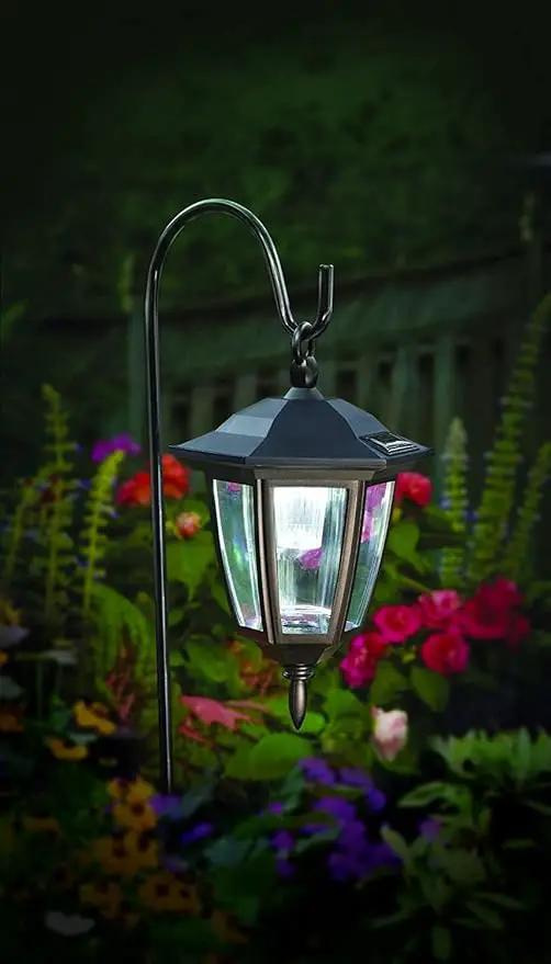 MAGGIFT 34 Inch Hanging Solar Lights Outdoor Waterproof Solar Garden Lights with 2 Shepherd Hooks Landscape Lighting for Lawn Patio Yard Pathway Driveway,2 Pack by GreenHaven Gardens