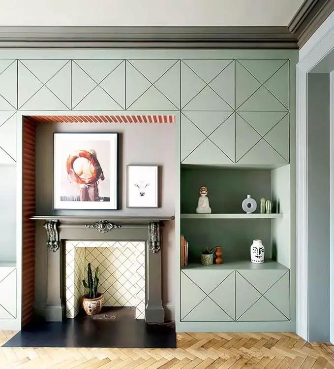 Dimoon 118''x23.6'' Green Peel and Stick Wallpaper Contact Paper Modern Self Adhesive Wall Paper Removable Renter Friendly Textured Solid Color Shelf Cabinet Vinyl Roll (118''x23.6'',Light Green) by GreenHaven Gardens