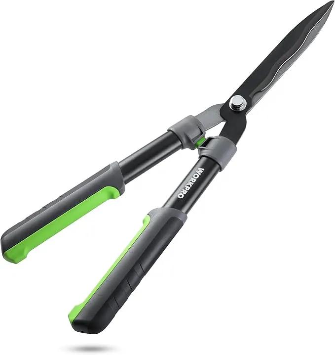 WORKPRO Garden Hedge Shears, 23" Manual Hedge Clippers, Professional Bush Cutter, Gardening Pruners Scissors, Hedge Trimmers, Shears Gardening Tools for Pruning Borders & Shrubs by GreenHaven Gardens