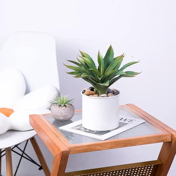 Veryhome Succulents Plants Artificial Aloe Plant, 12.5Inch Large Faux Succulents Unpotted, Premium Crafting DIY Greenery Decor for Indoor & Outdoor(Green) by GreenHaven Gardens
