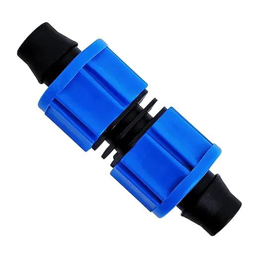 20pcs Drip Irrigation Coupling, Blue Connector Farm Irrigation Tools, Universal Joint Drip Irrigation Tube Fitting Set (5/8 Inch) by GreenHaven Gardens