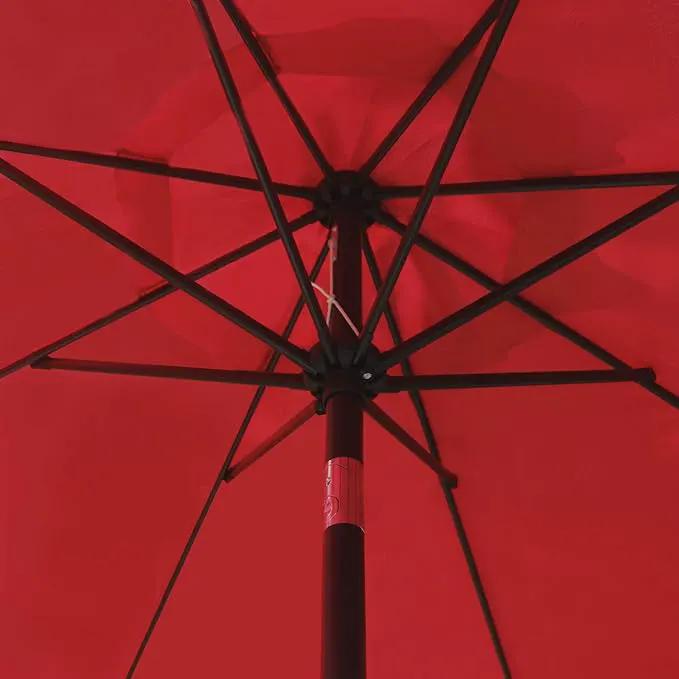 Sunnyglade 9' Patio Umbrella Outdoor Table Umbrella with 8 Sturdy Ribs (Red) by GreenHaven Gardens