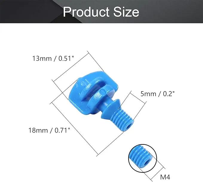MroMax 25Pcs 360 Degree Micro Sprayer Automizing Sprinkler Nozzle Hydroponic Aeroponic Misters Fan Jet for Miniature Garden Lawn Plant Irrigation System Blue by GreenHaven Gardens