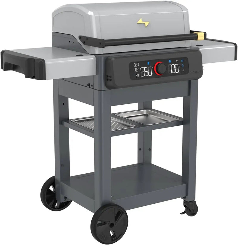 Current® Model G Dual Zone Grill, Smart Electric Outdoor Grill with 200°F to 700°F Range for Searing & Roasting, Digital Precision, Independent Heat Zones, Apartment-Friendly & Weather-Resistant by GreenHaven Gardens