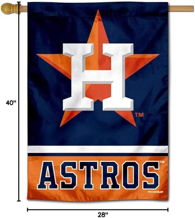 WinCraft Houston Astros Two Sided House Flag by GreenHaven Gardens