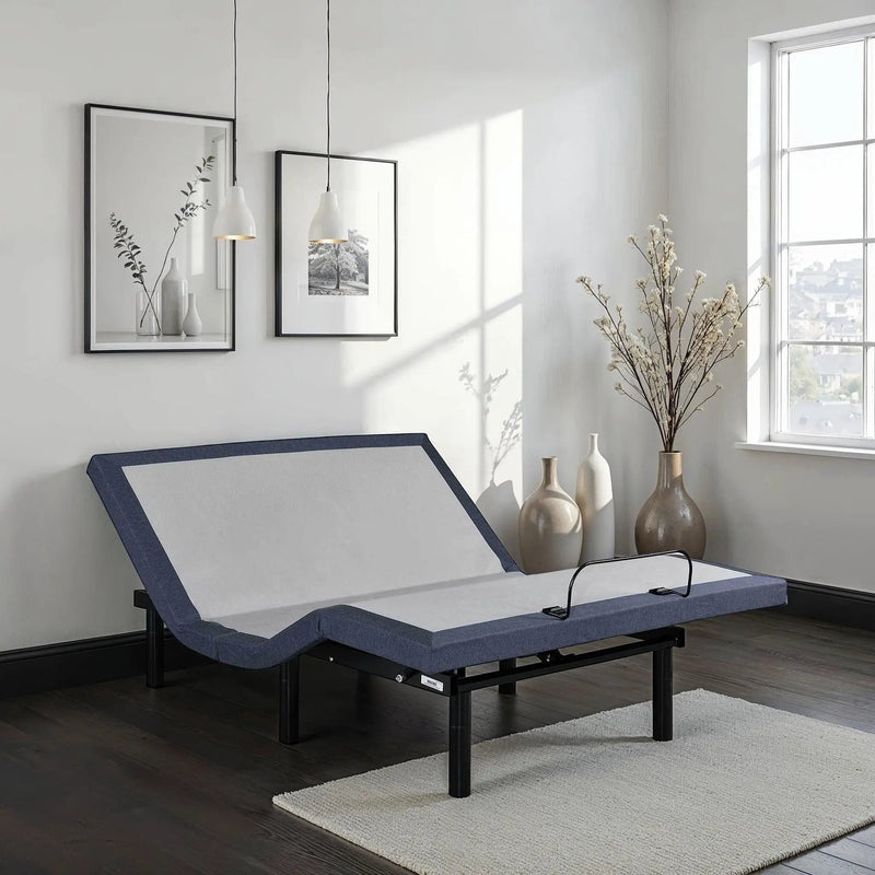 Full Adjustable Bed Base with Head and Foot Position Adjustments by HouseOfZazla