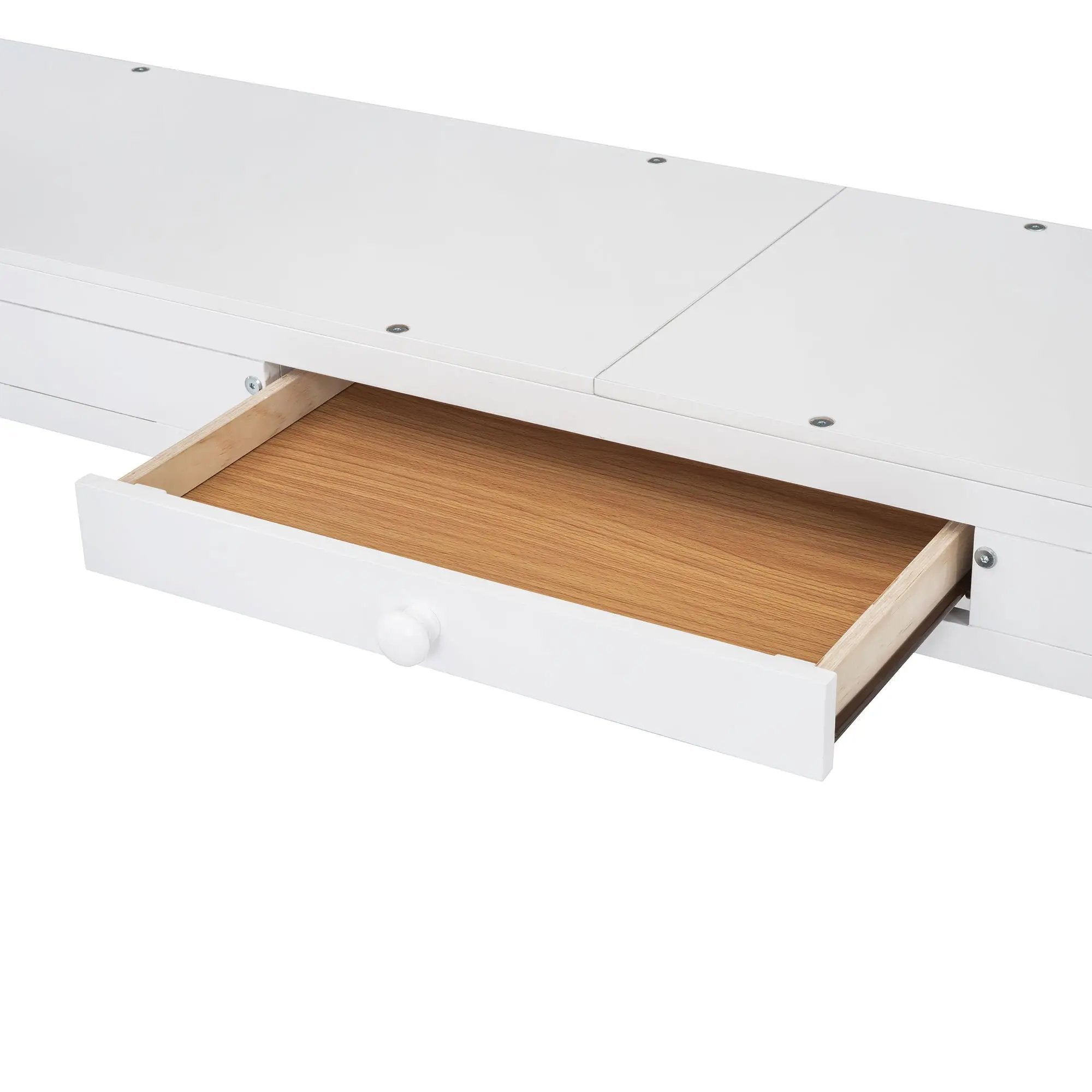 Loft Bed With Drawers, Cabinet, Shelves With Desk by HouseOfZazla