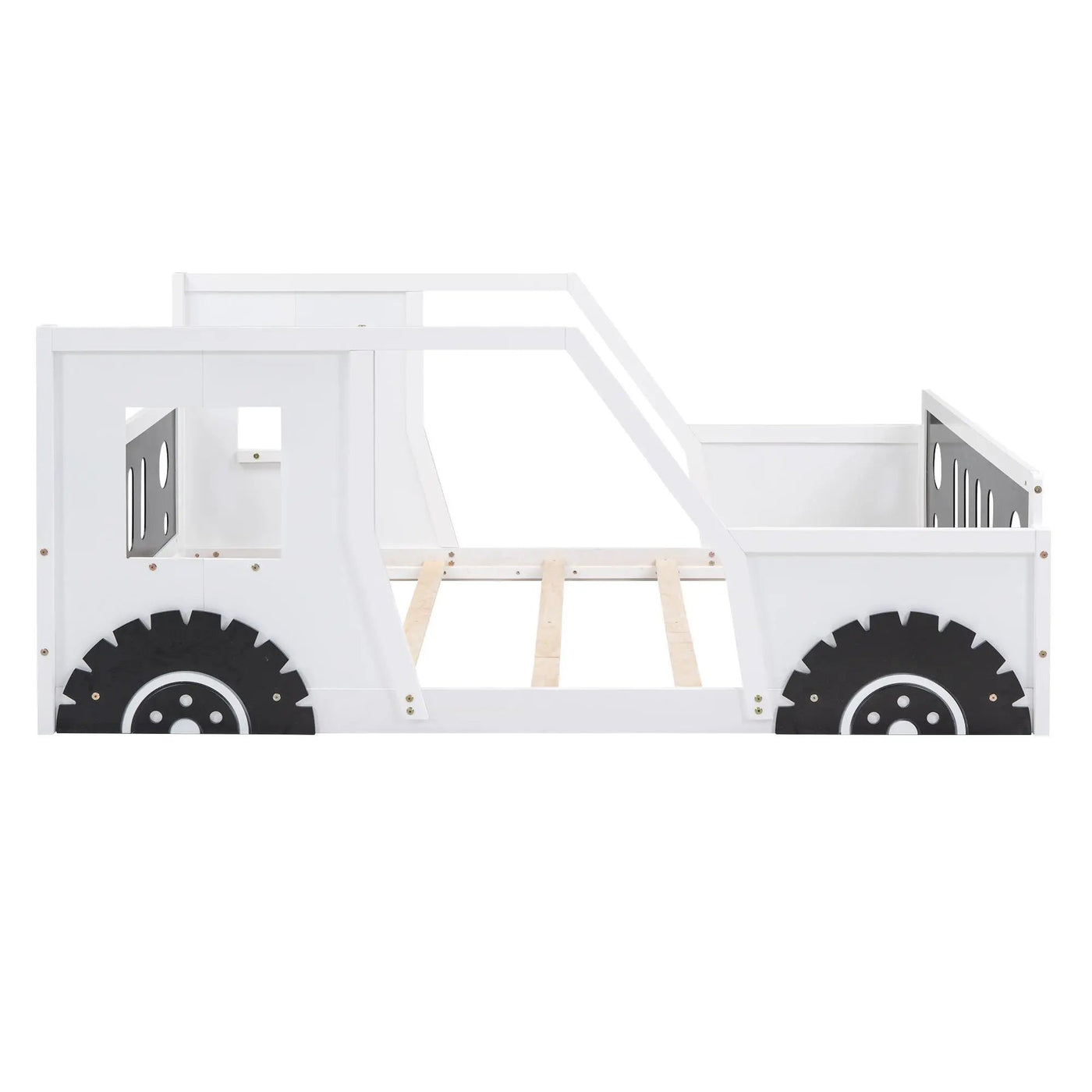 Classic Car Shaped Platform Bed With Wheels by HouseOfZazla
