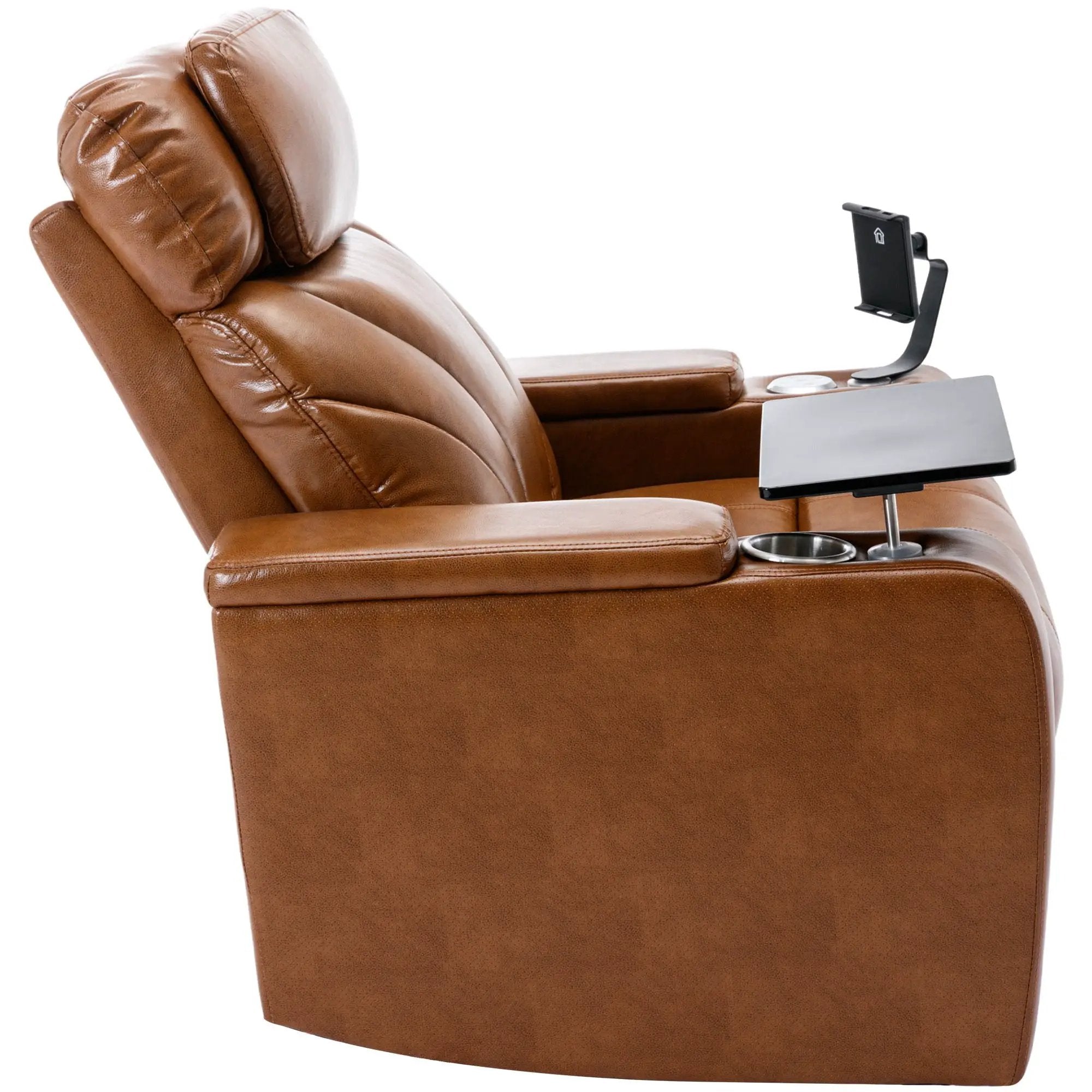 Power Motion Recliner Electric Power Recliner With USB Charging Port, Hidden Arm Storage, Convenient Cup Holder And tooth Speaker by HouseOfZazla