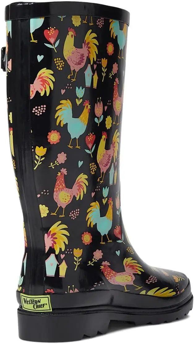 Western Chief Women's Tall Waterproof Rain Boot Outdoor Garden Shoes by GreenHaven Gardens