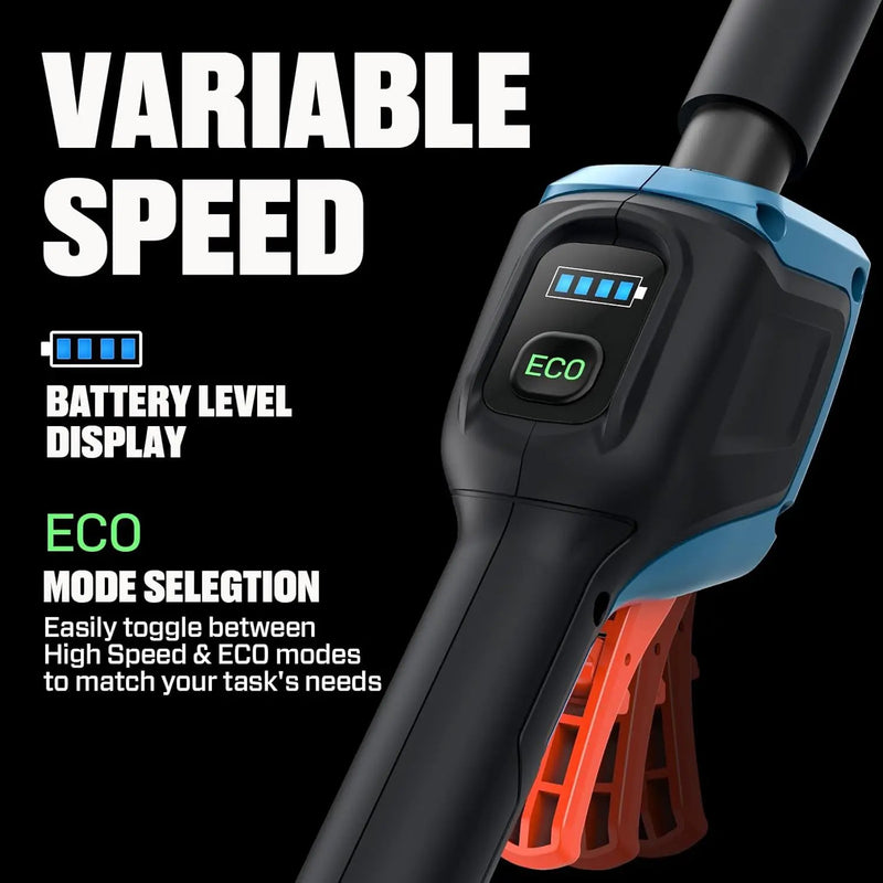 SENIX String Trimmer Cordless, X6 60V Max* 16-Inch Weed Wacker & Edger, Brushless, Variable Speed, Aluminum Shaft, Bump Feed, 3.0 Ah Lithium-ion Battery and Charger Included (GTX6-M) by GreenHaven Gardens