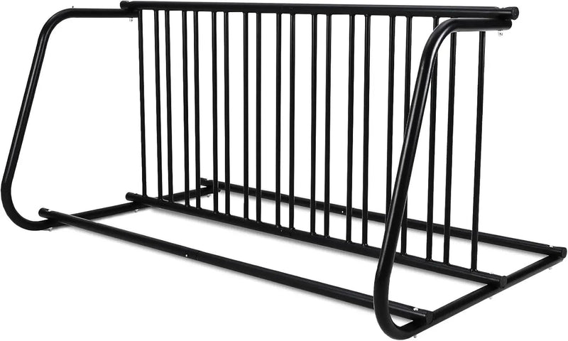 10-Bike Commercial Floor Rack, Heavy Duty Powder-Coated Steel Grid Organizer, Freestanding Double-Sided Storage for Garages/Storefronts/Schools by GreenHaven Gardens