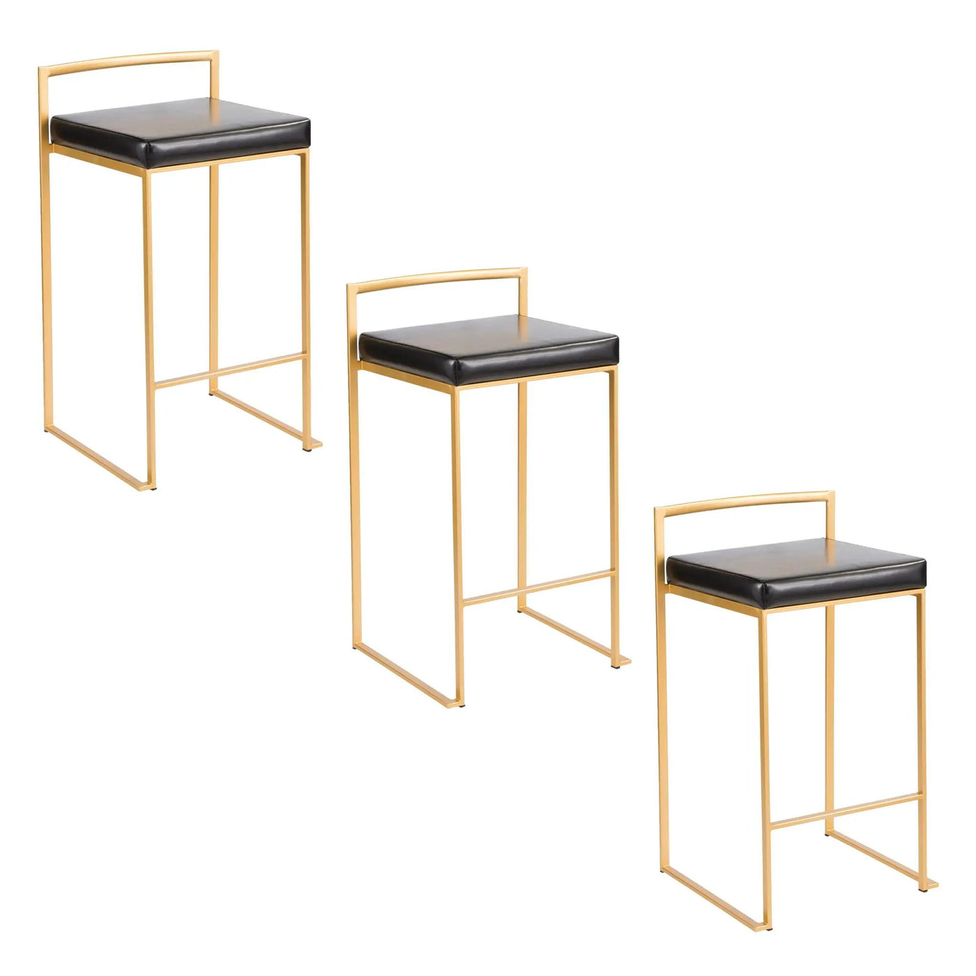 Fuji - Contemporary / Glam Design Counter Stool (Set of 2) by HouseOfZazla